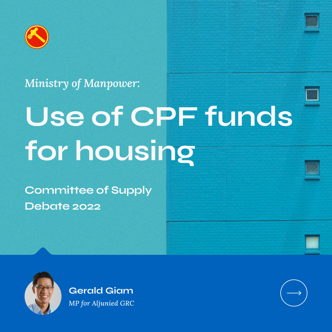 Use of CPF funds for housing