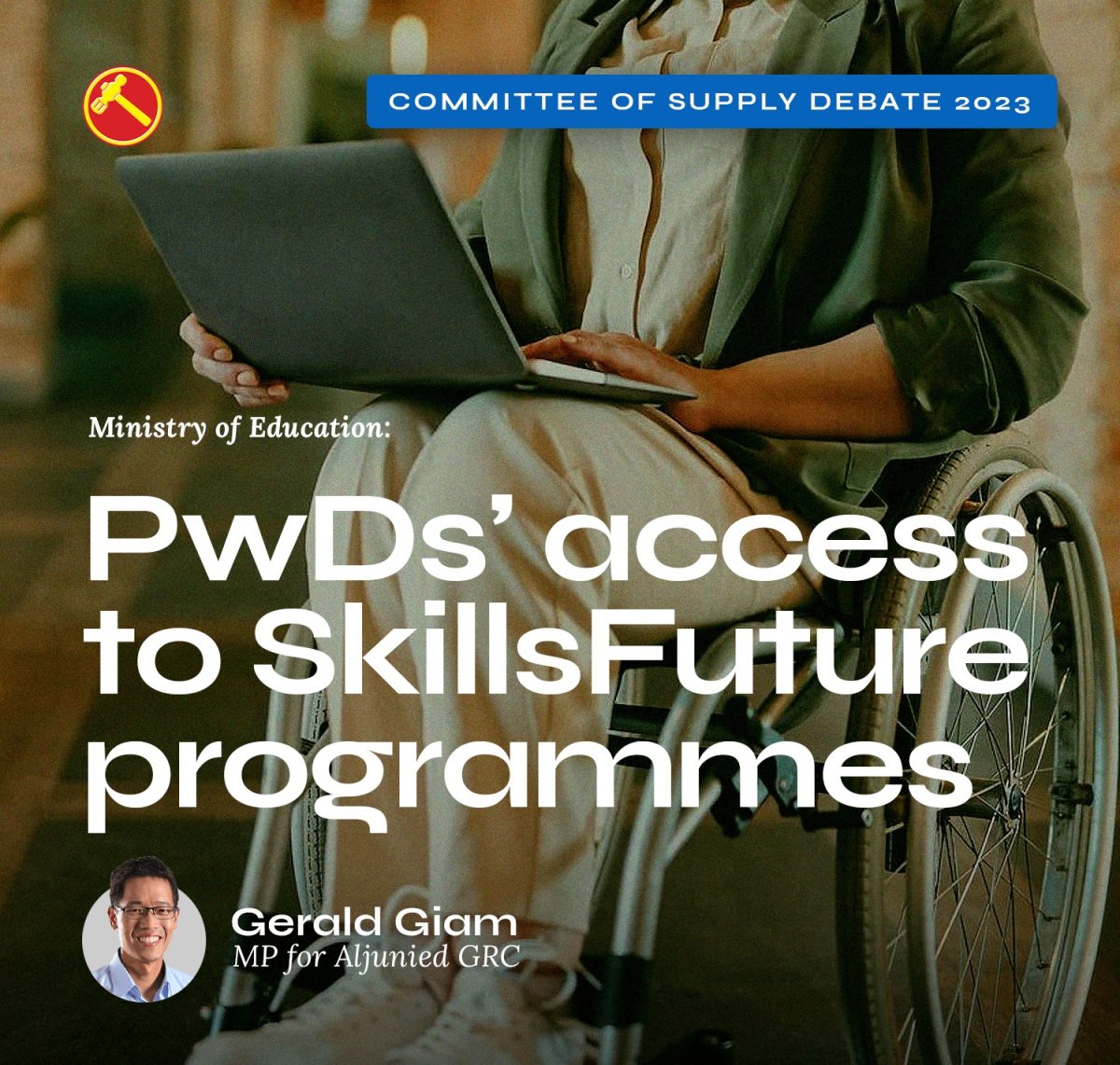 MOE: PwDs’ access to SkillsFuture programmes