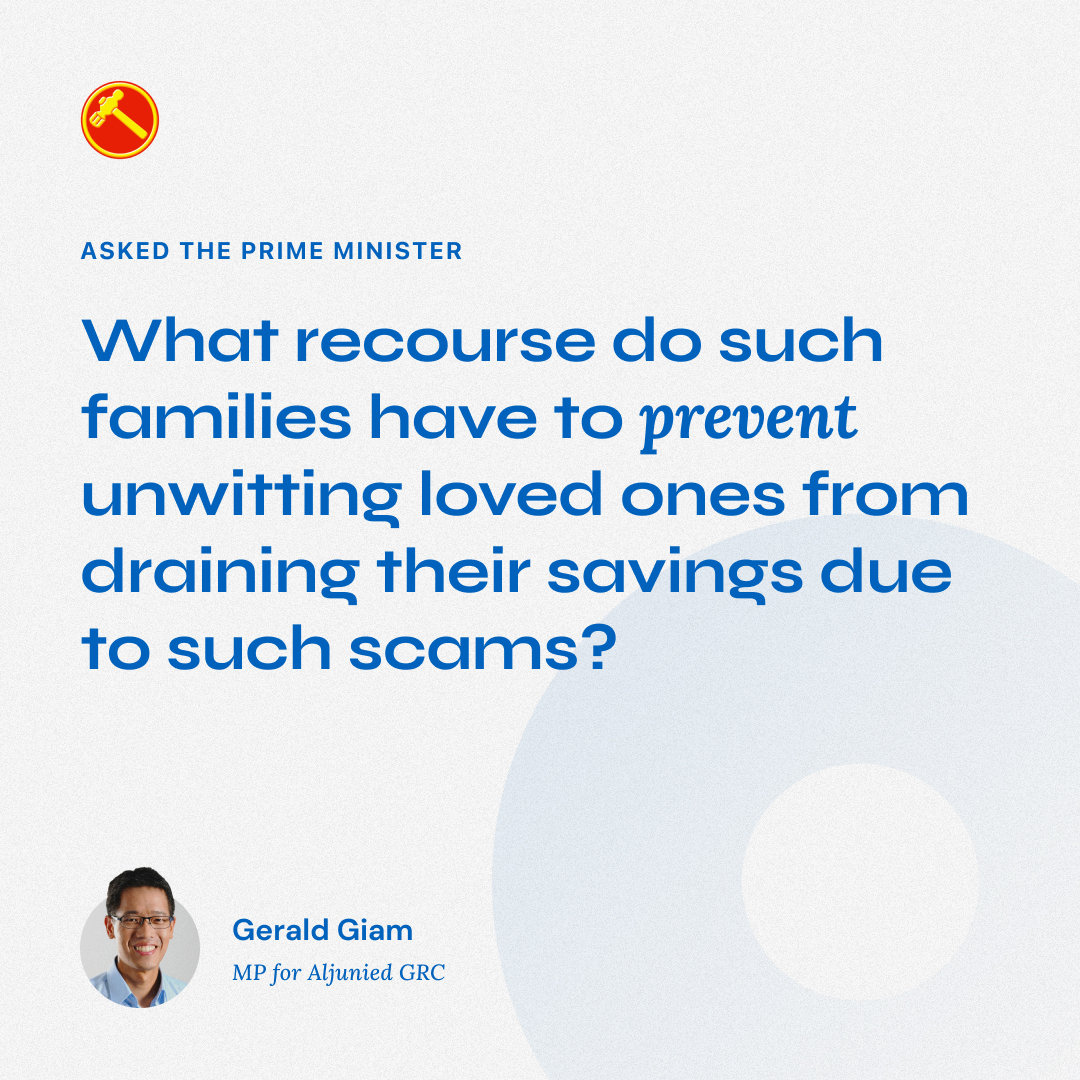 Protecting family members from scams