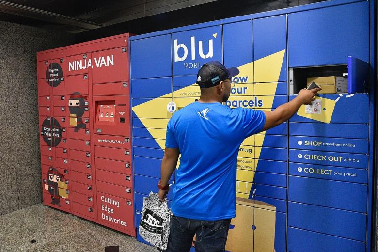 Parcel lockers in housing estates